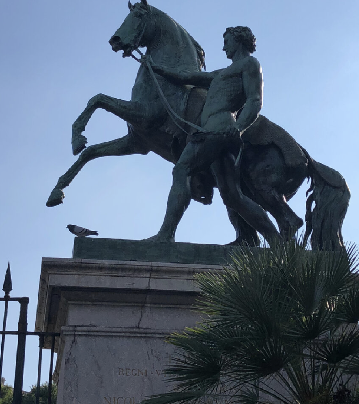 Klodt Horse Tamers in Naples