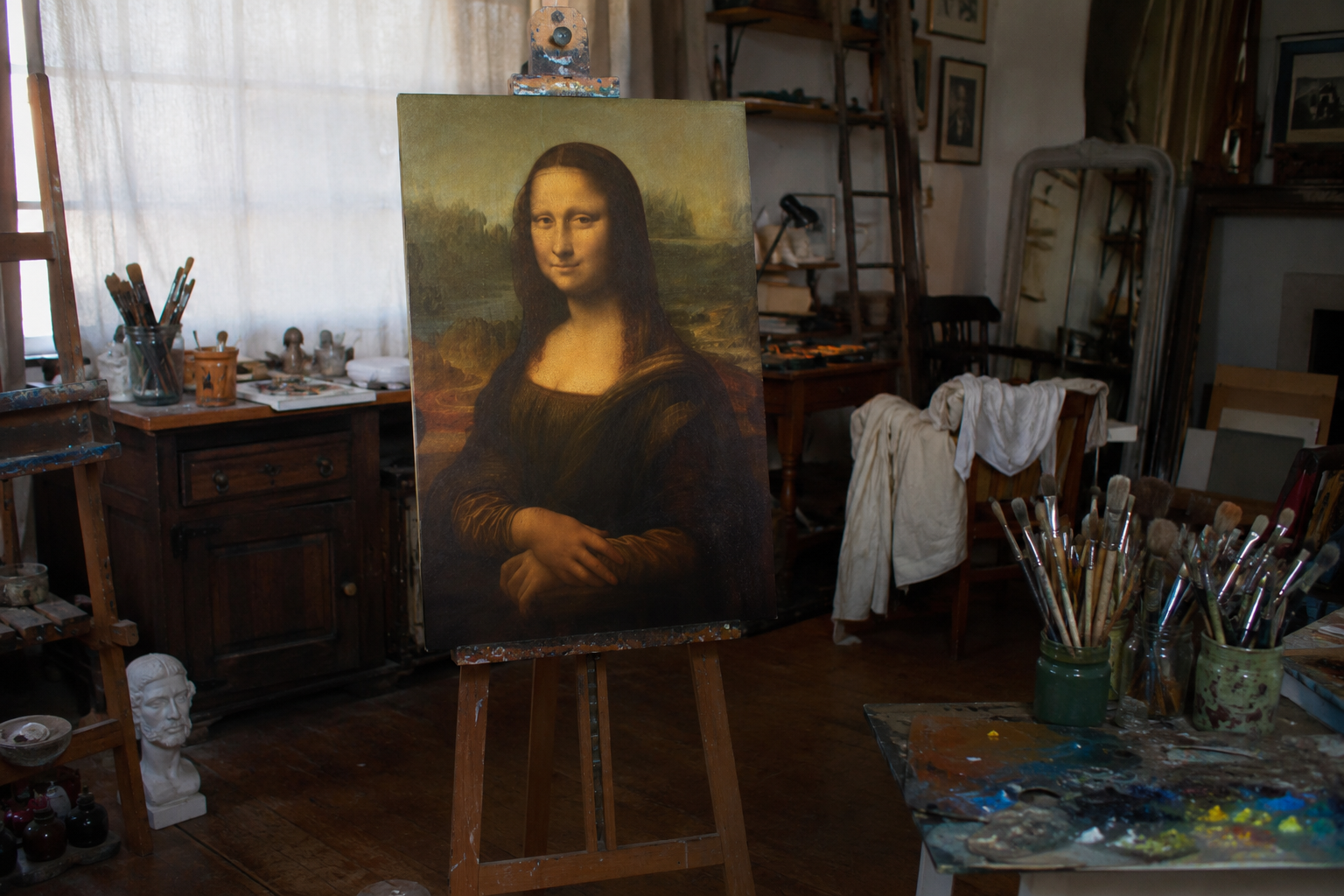 Репродукция Звёздной ночи Ван Гога