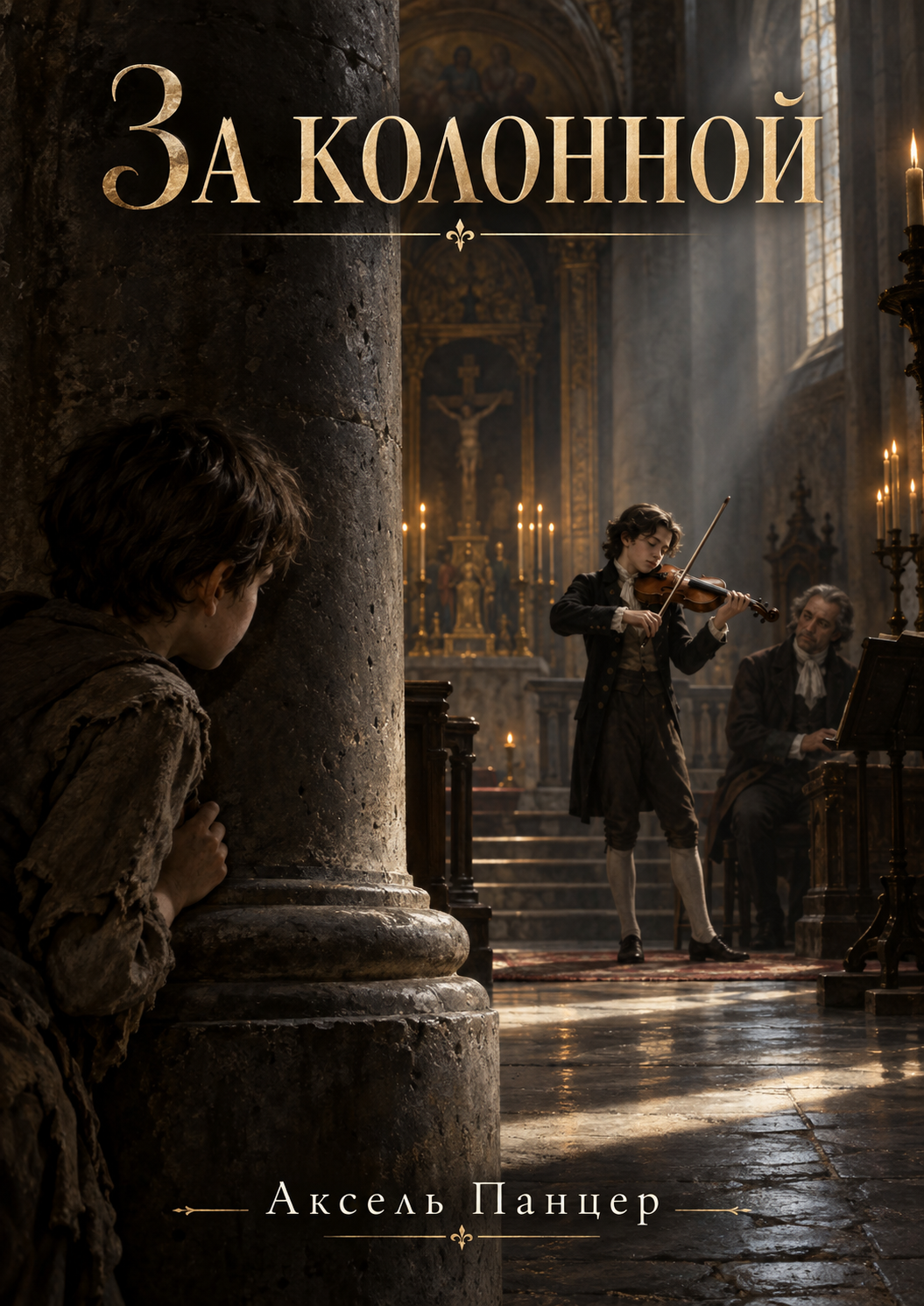 Обложка книги «За колонной»