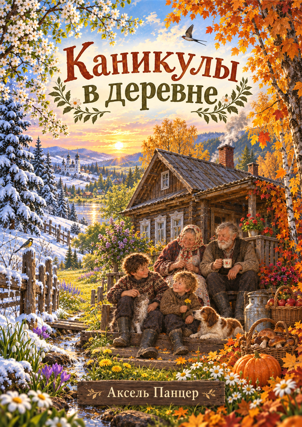 Обложка книги «Каникулы в деревне»