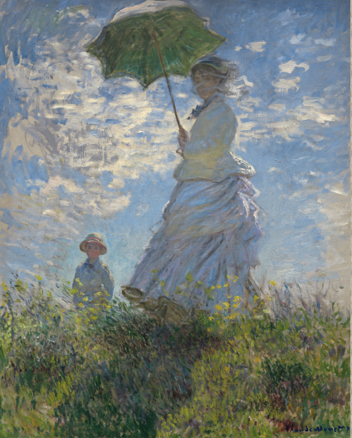 Claude Oscar Monet - Walk. Woman with a Parasol